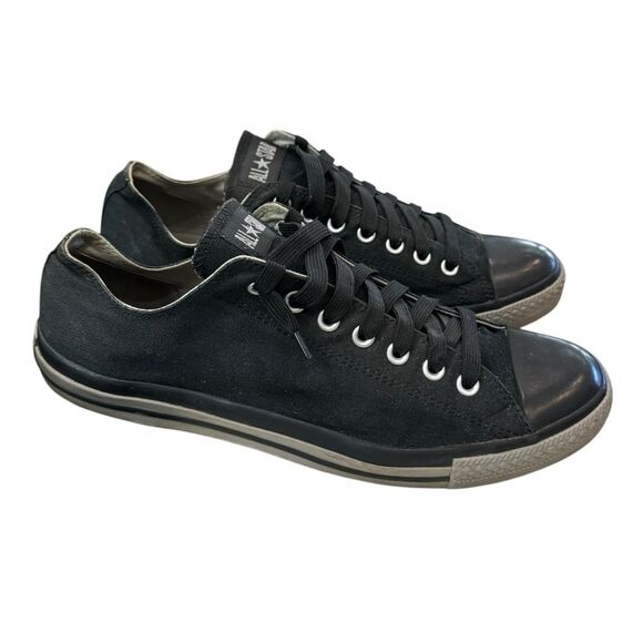 Converse Men's Chuck Taylor All Star Low Black Drizzle Sneakers 12 - Picture 2 of 6